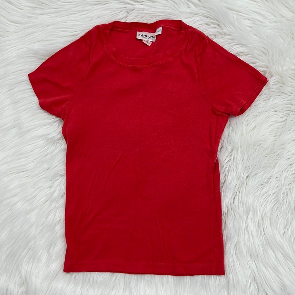 💝 $1 when Bundled 💝 EXTRA CREDIT T-Sirt Size L (Junior's Size)